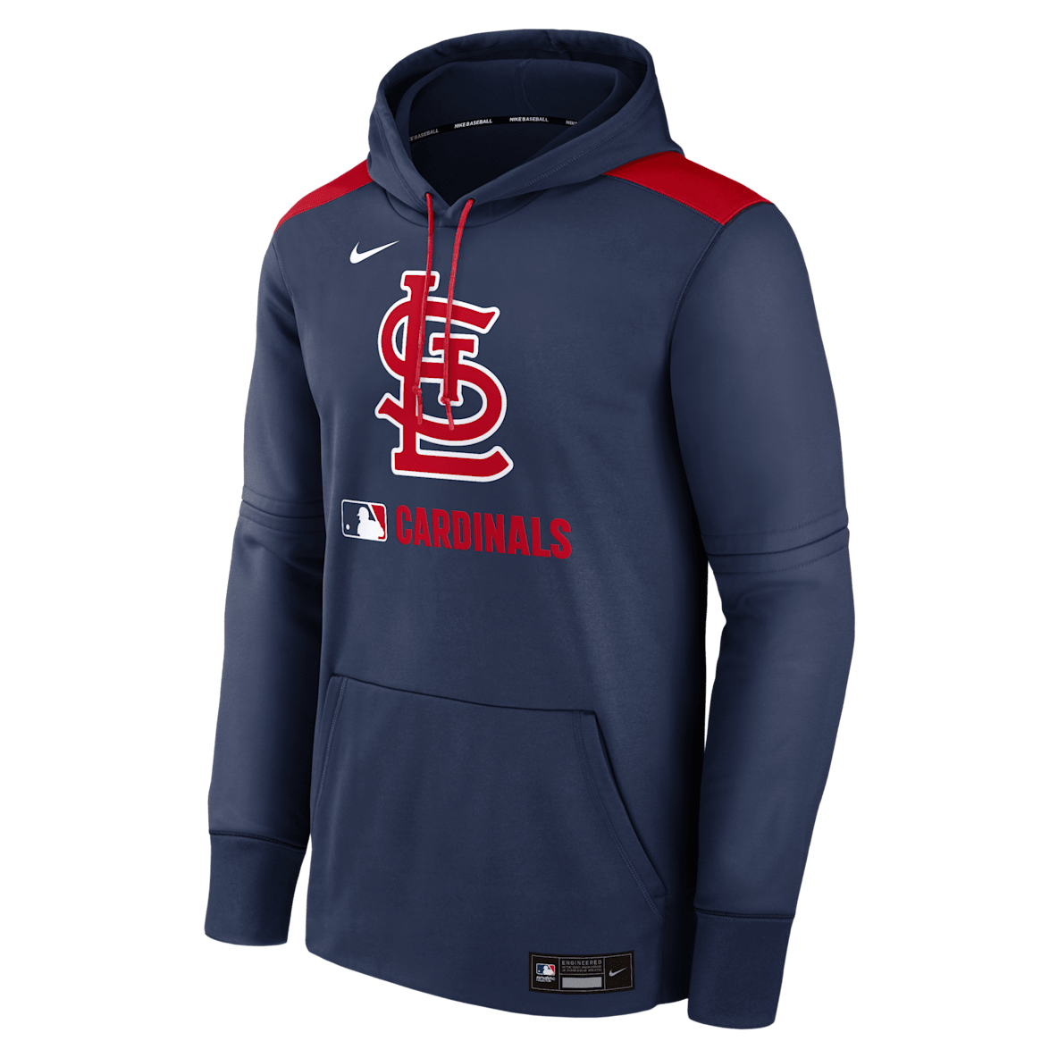 St. Louis Cardinals Authentic Collection St. Louis Cardinals Authentic Collection Men's Nike Therma MLB Pullover Hoodie
