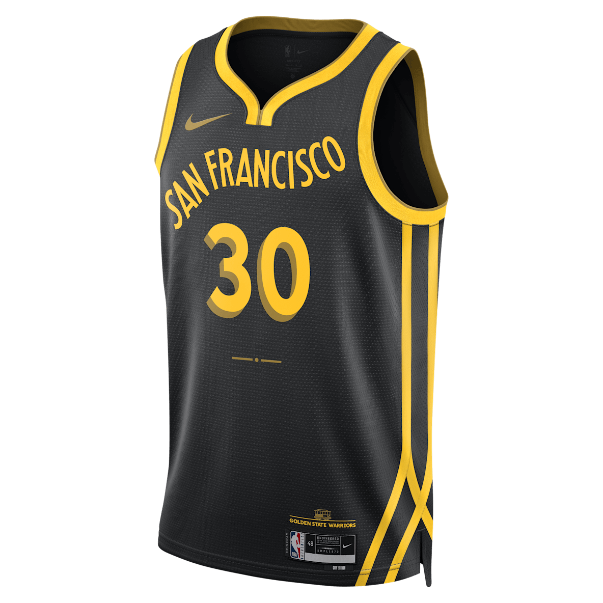 Stephen Curry Golden State Warriors City Edition 2023/24 Men's Nike Dri-FIT NBA Swingman Jersey