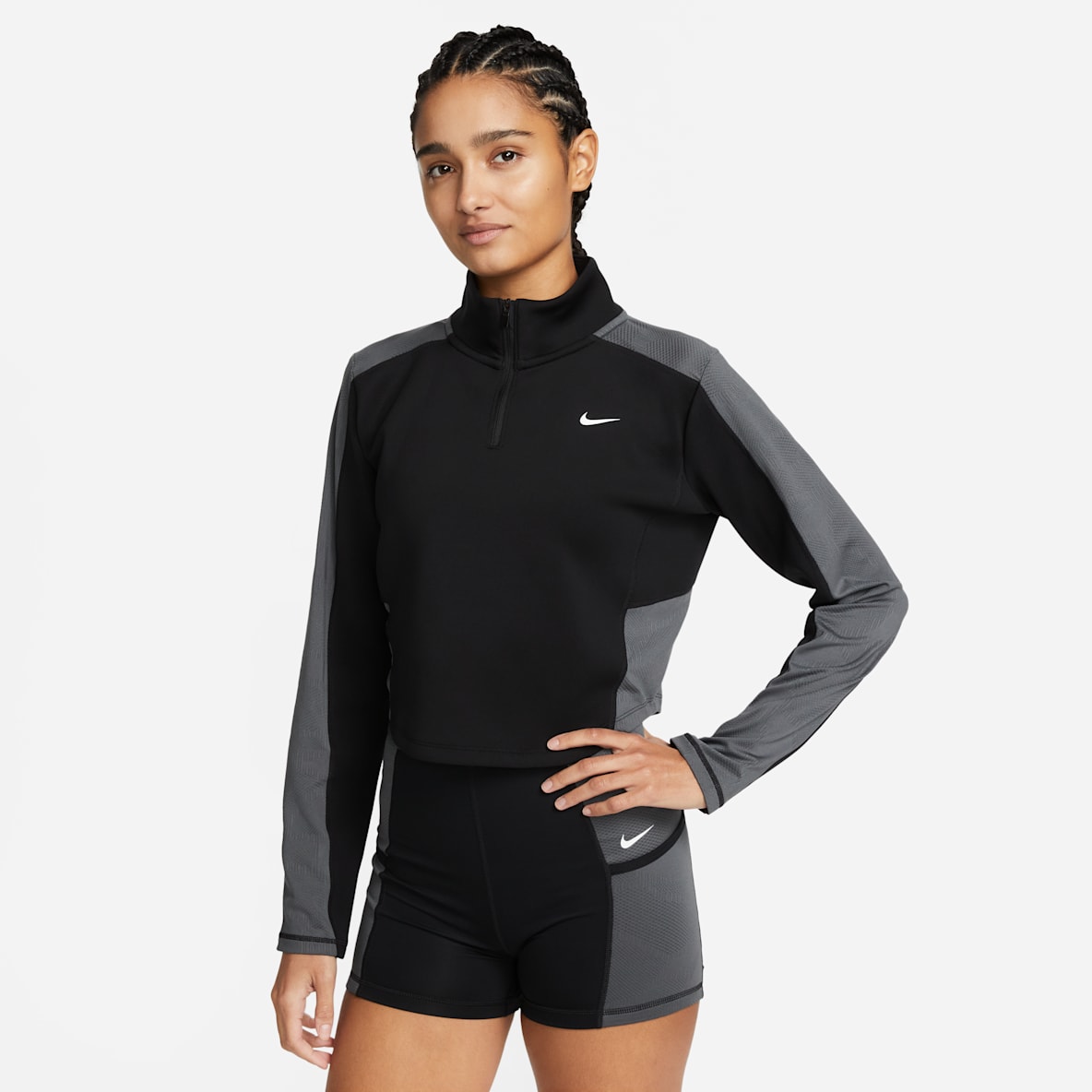 Nike Dri-FIT Women's Long-Sleeve 1/4-Zip Training Top