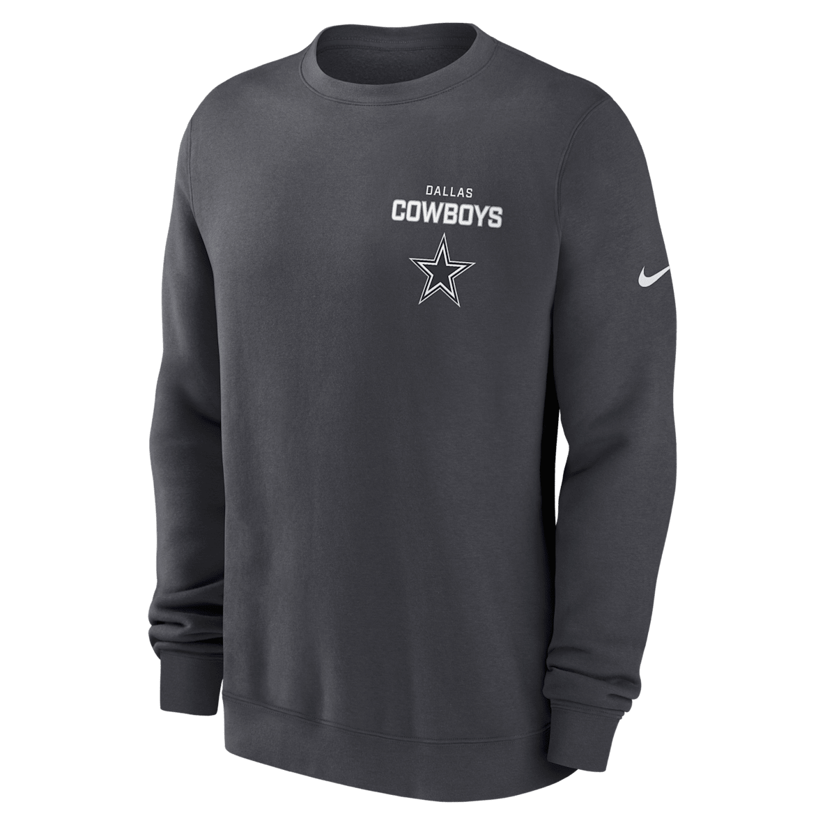 Dallas Cowboys Draw Block Club Men's Nike NFL Pullover Crew
