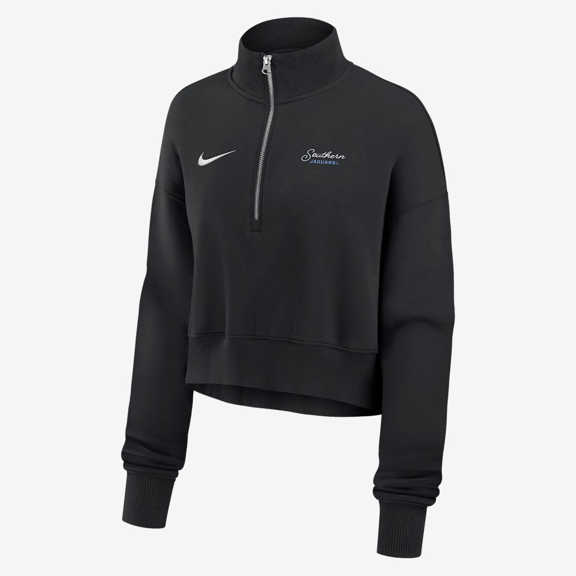 Nike College Phoenix Fleece (Southern University and A&M College) Nike College Phoenix Fleece (Southern University and A&M College) Women's Cropped 1/4-Zip Pullover