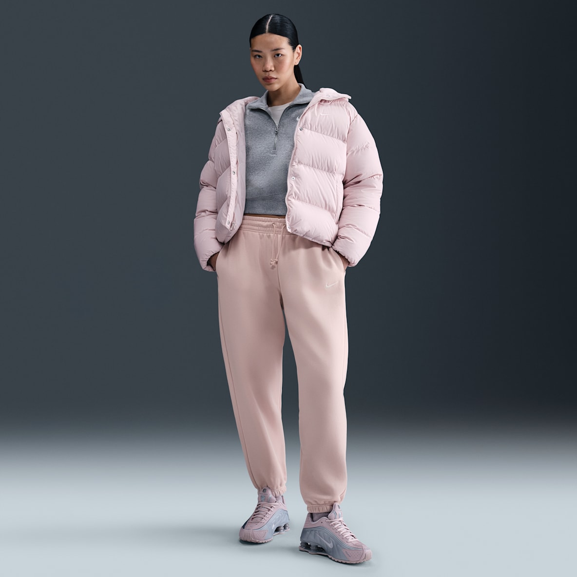 Nike Sportswear Phoenix Fleece Women's High-Waisted Oversized Tracksuit Bottoms