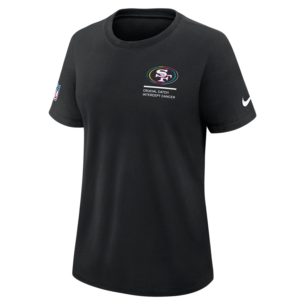 San Francisco 49ers Crucial Catch San Francisco 49ers Crucial Catch Women's Nike Dri-FIT NFL T-Shirt
