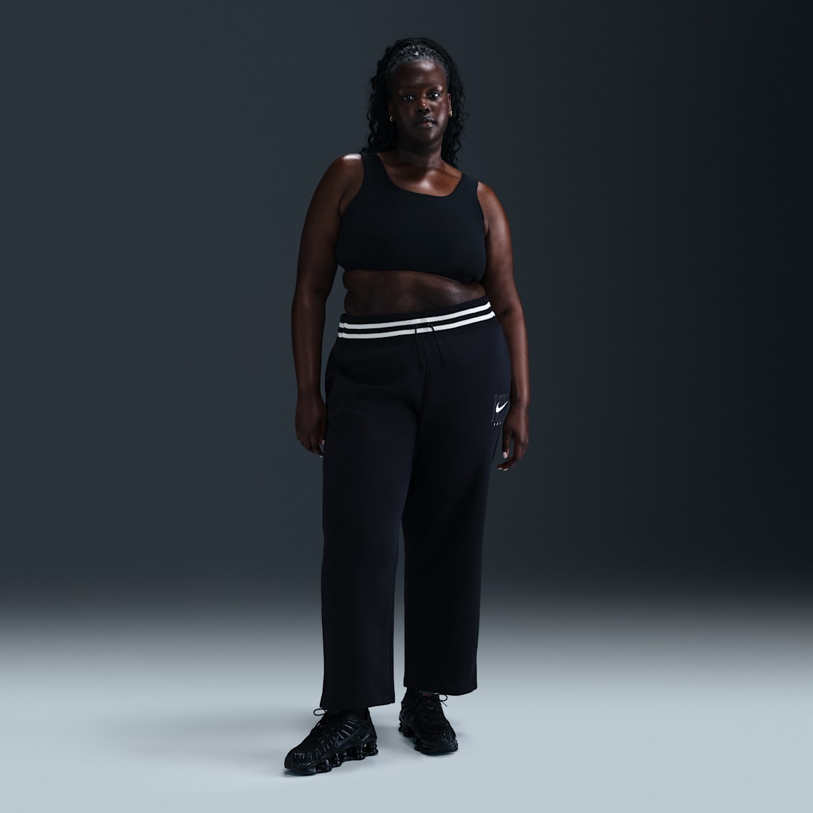 Nike Sportswear Phoenix Fleece Nike Sportswear Phoenix Fleece Women's High-Waisted Wide-Leg Graphic Pants (Plus Size)