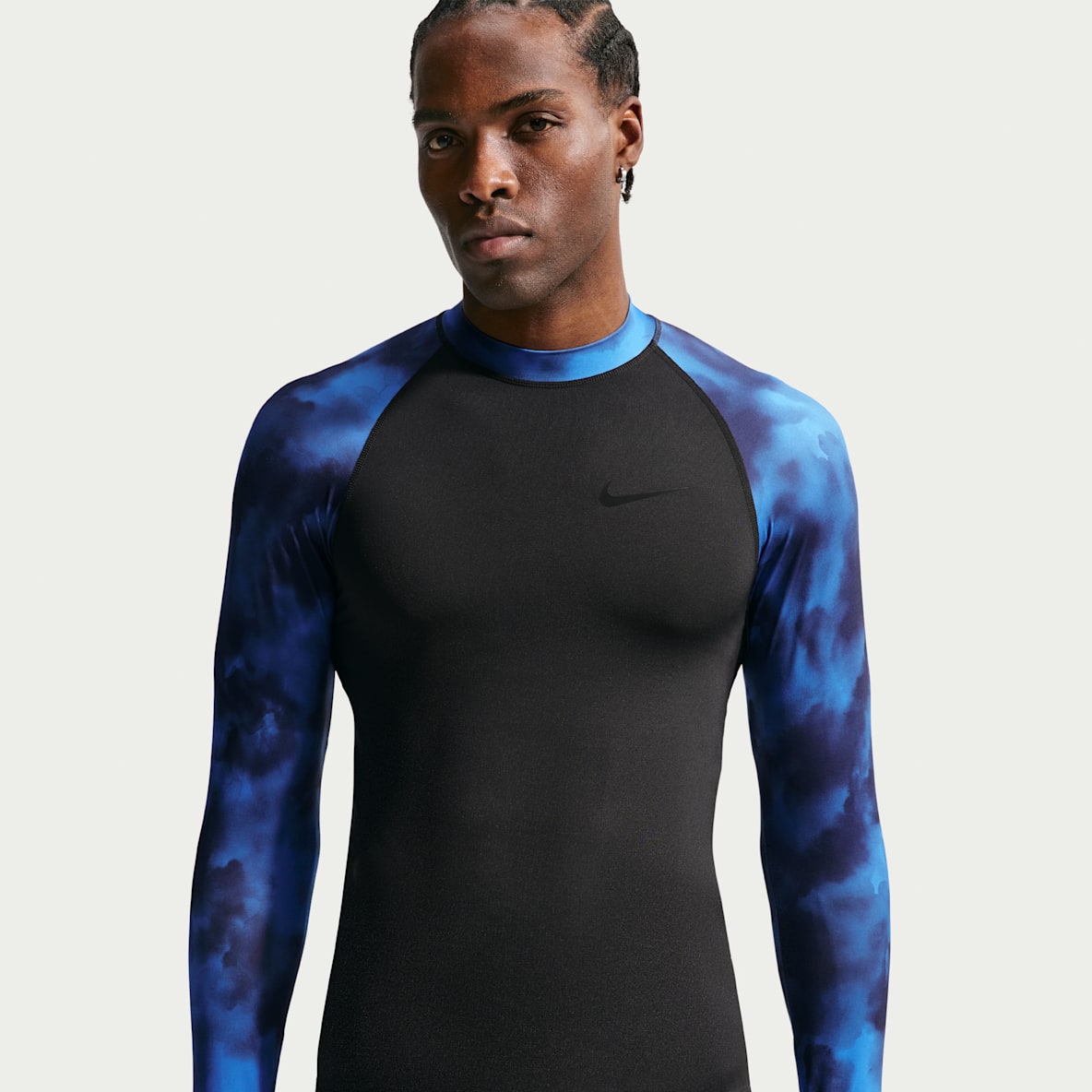 Nike Swim Whitewater Playera de manga larga rashguard para hombre