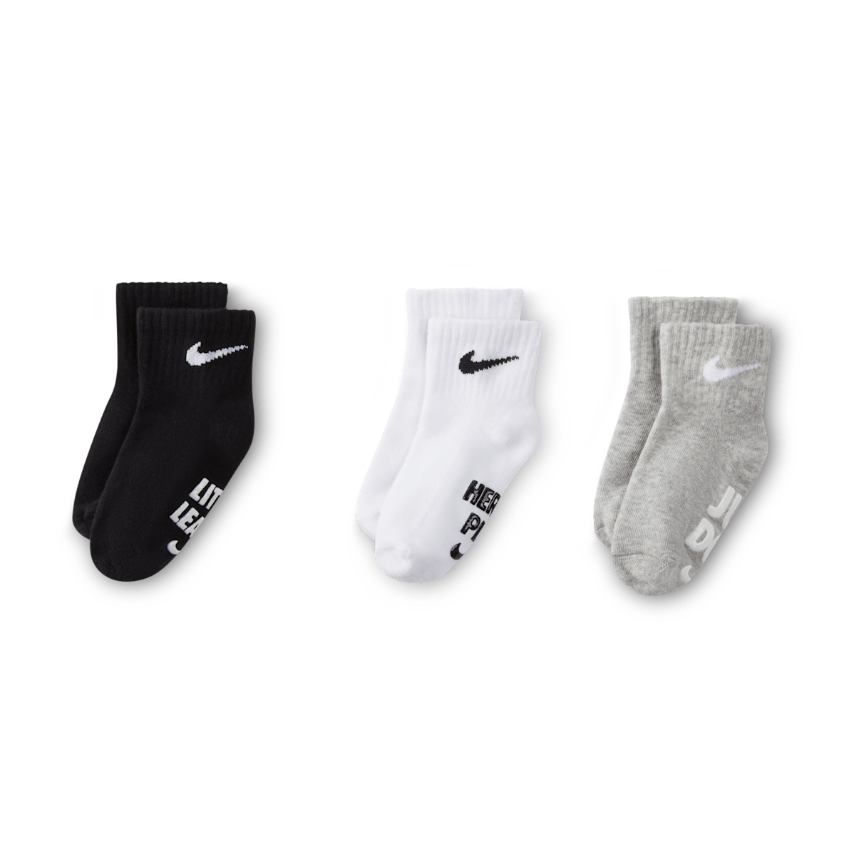 Calcetines Nike Verbiage Gripper Socks (3 pares) Calcetines Nike Verbiage Gripper Socks (3 pares) Calcetines para bebé