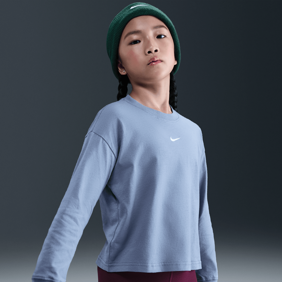 Nike Sportswear Essential Nike Sportswear Essential Big Kids' (Girls') Long-Sleeve T-Shirt