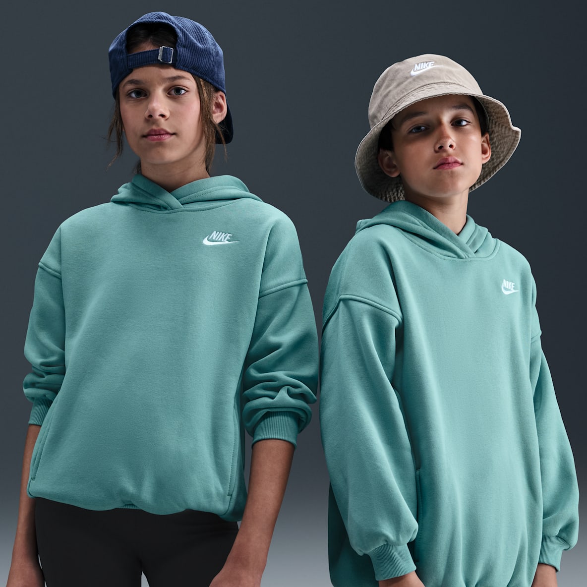 Nike Sportswear Club Fleece Nike Sportswear Club Fleece Big Kids' Oversized Pullover Hoodie
