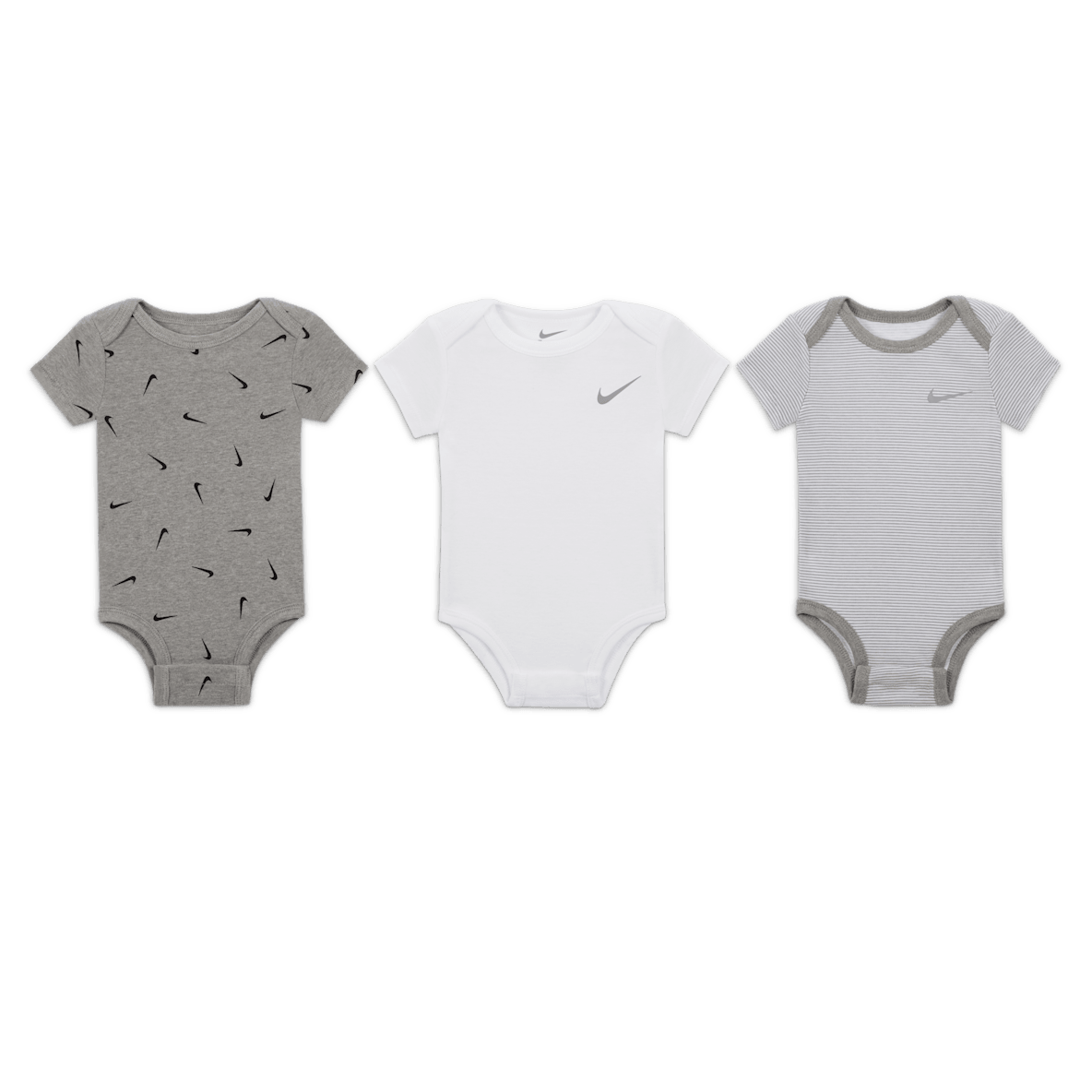 Nike E1D1 Nike E1D1 Baby (0-9M) Mix and Match Bodysuits (3-Pack)