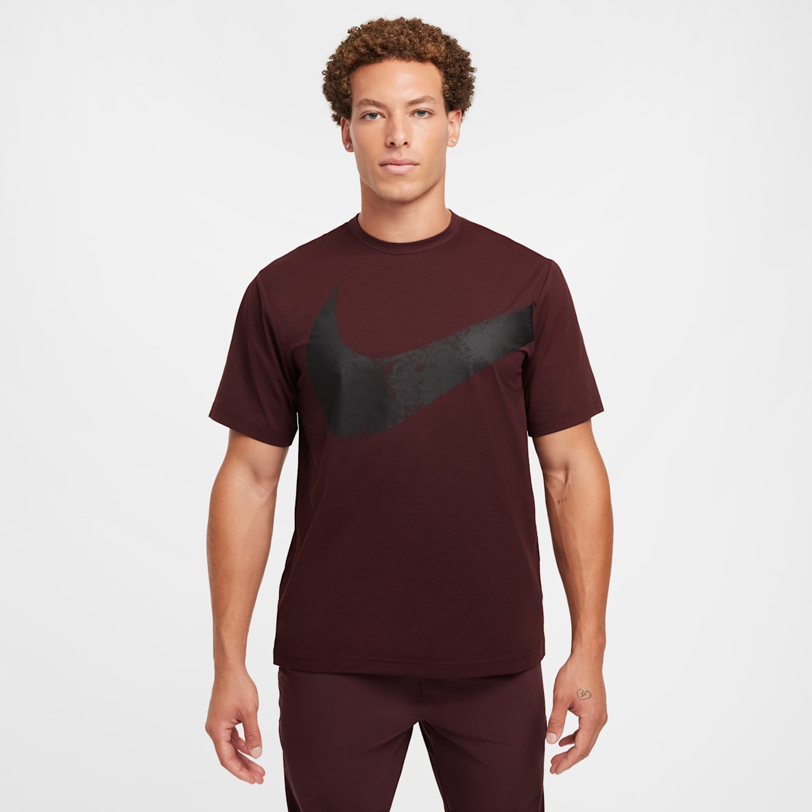 Nike Hyverse Swoosh Nike Hyverse Swoosh Men's Dri-FIT Short-sleeve Fitness Top