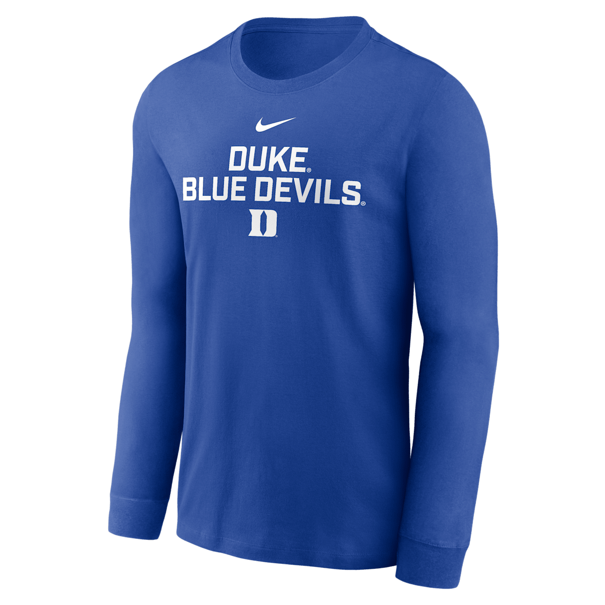 Duke Sideline Duke Sideline Men's Nike Dri-FIT College Long-Sleeve T-Shirt