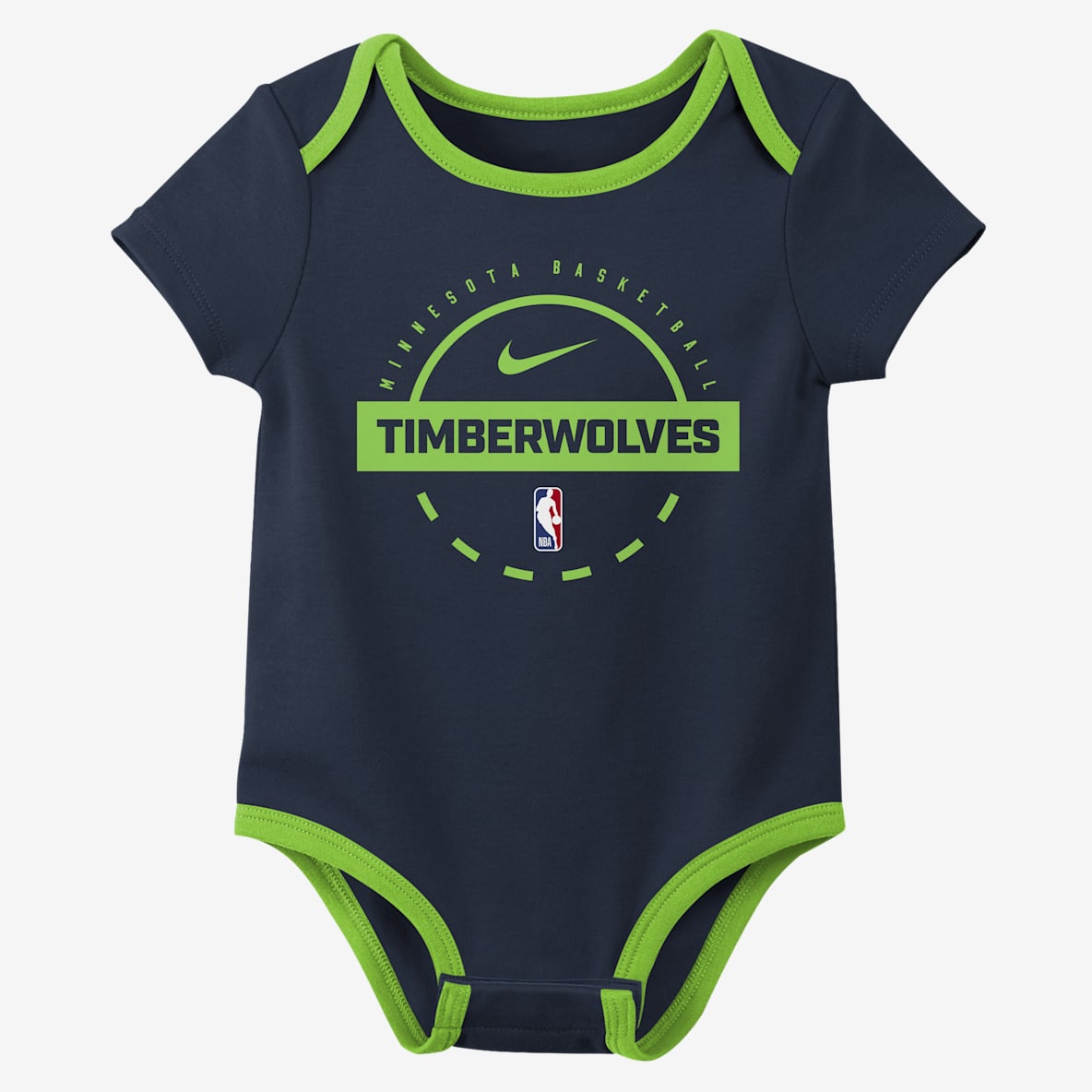 Nike "Minnesota Timberwolves" Baby (0-3M) NBA Bodysuit (2-Pack)