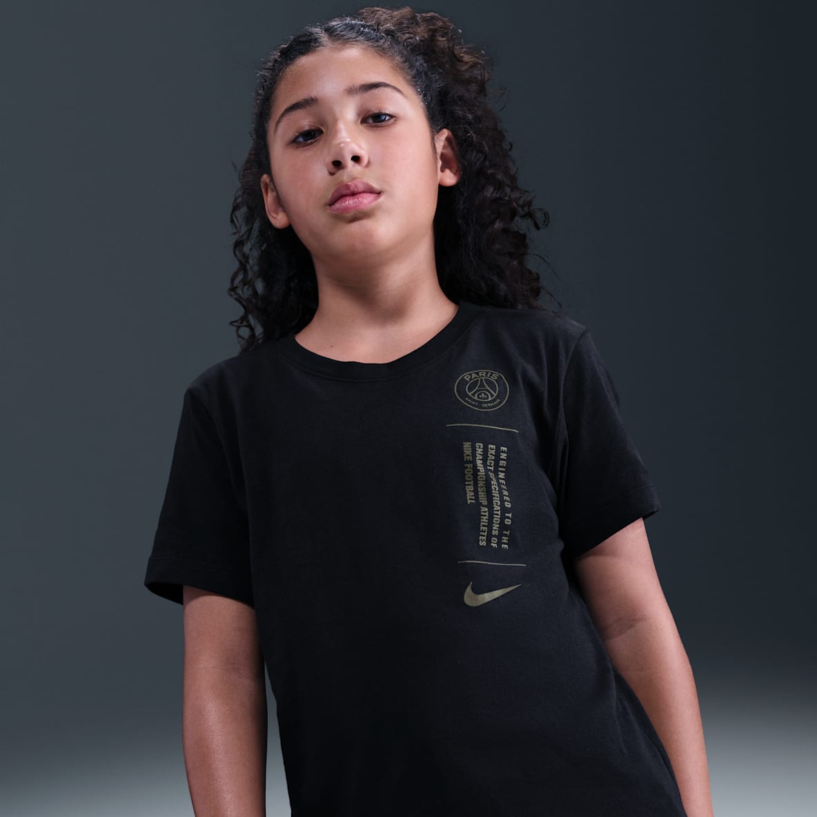 Paris Saint-Germain Paris Saint-Germain Nike Genç Çocuk Futbol Tişörtü