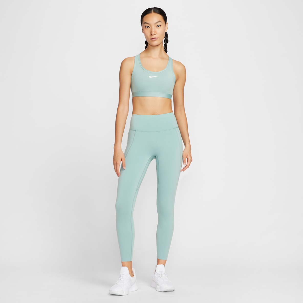 Nike Universa Women's High-Waisted 7/8 Leggings with No Front Seam
