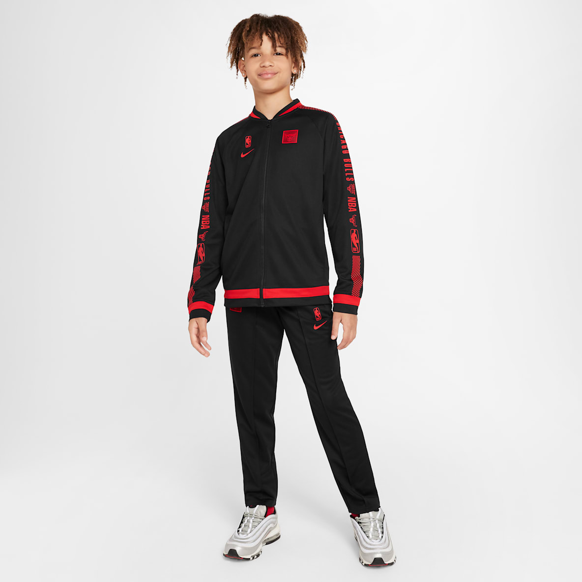 Chicago Bulls Starting 5 Courtside Chicago Bulls Starting 5 Courtside Older Kids' Nike Dri-FIT NBA Tracksuit