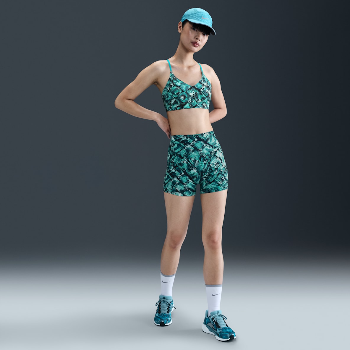 Nike x NorBlack NorWhite Nike x NorBlack NorWhite Women's Dri-FIT High-Waisted 12.5cm (approx.) Printed Biker Shorts