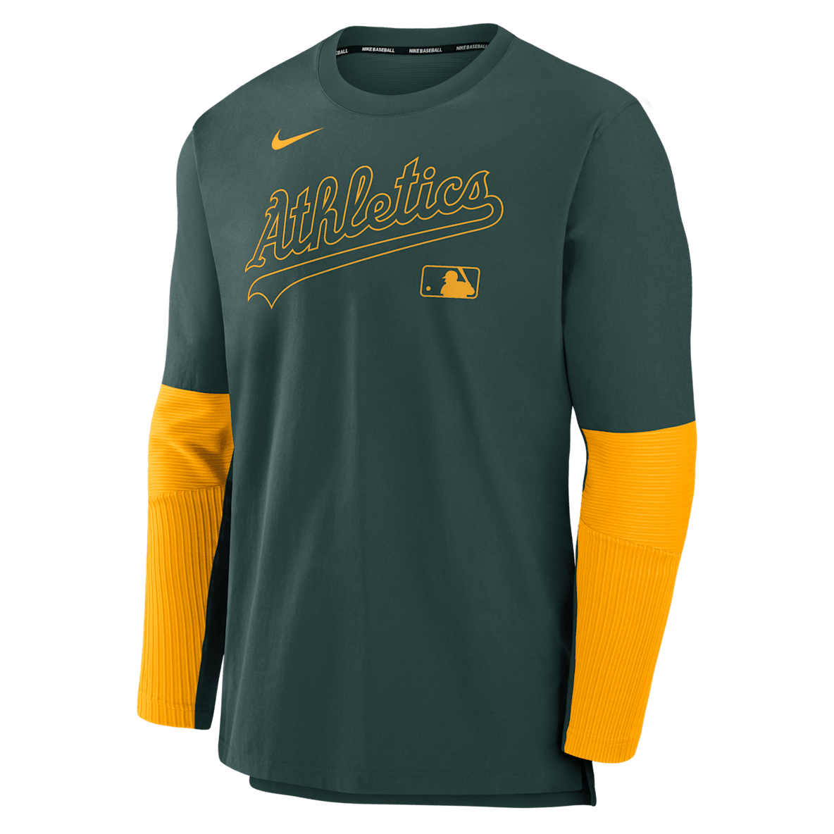Athletics Authentic Collection Player Athletics Authentic Collection Player Men's Nike Dri-FIT MLB Pullover Sweatshirt