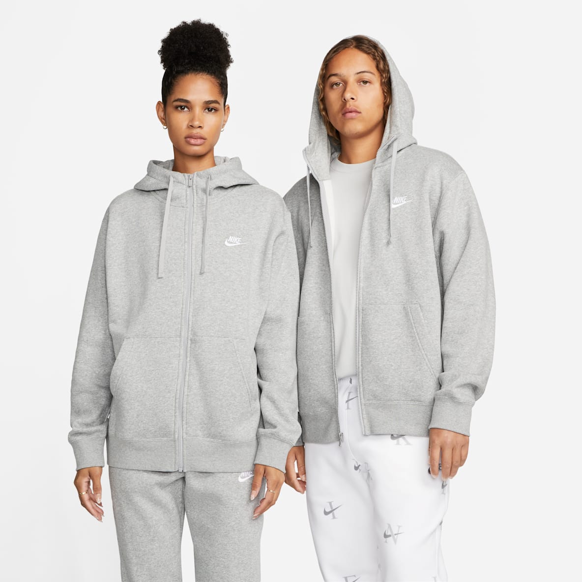 Mens Neutrals Grey Hoodies Nike Mens Neutrals Grey Hoodies Nike