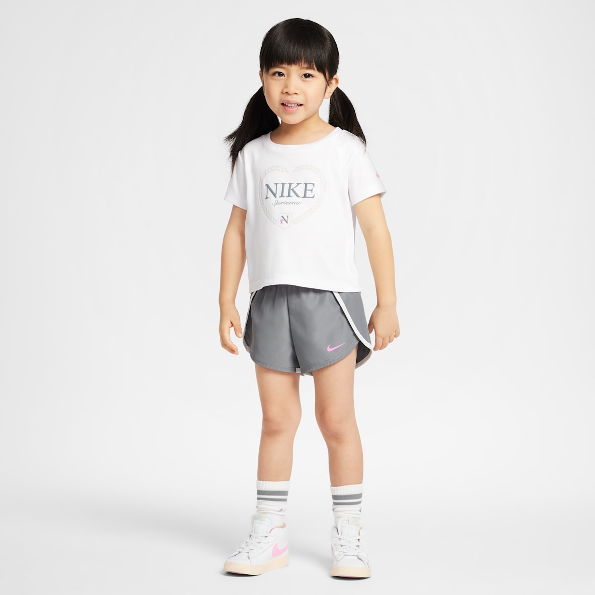 Nike Dri-FIT Game, Swoosh, Match! Nike Dri-FIT Game, Swoosh, Match! Toddler 2-Piece Solid Set