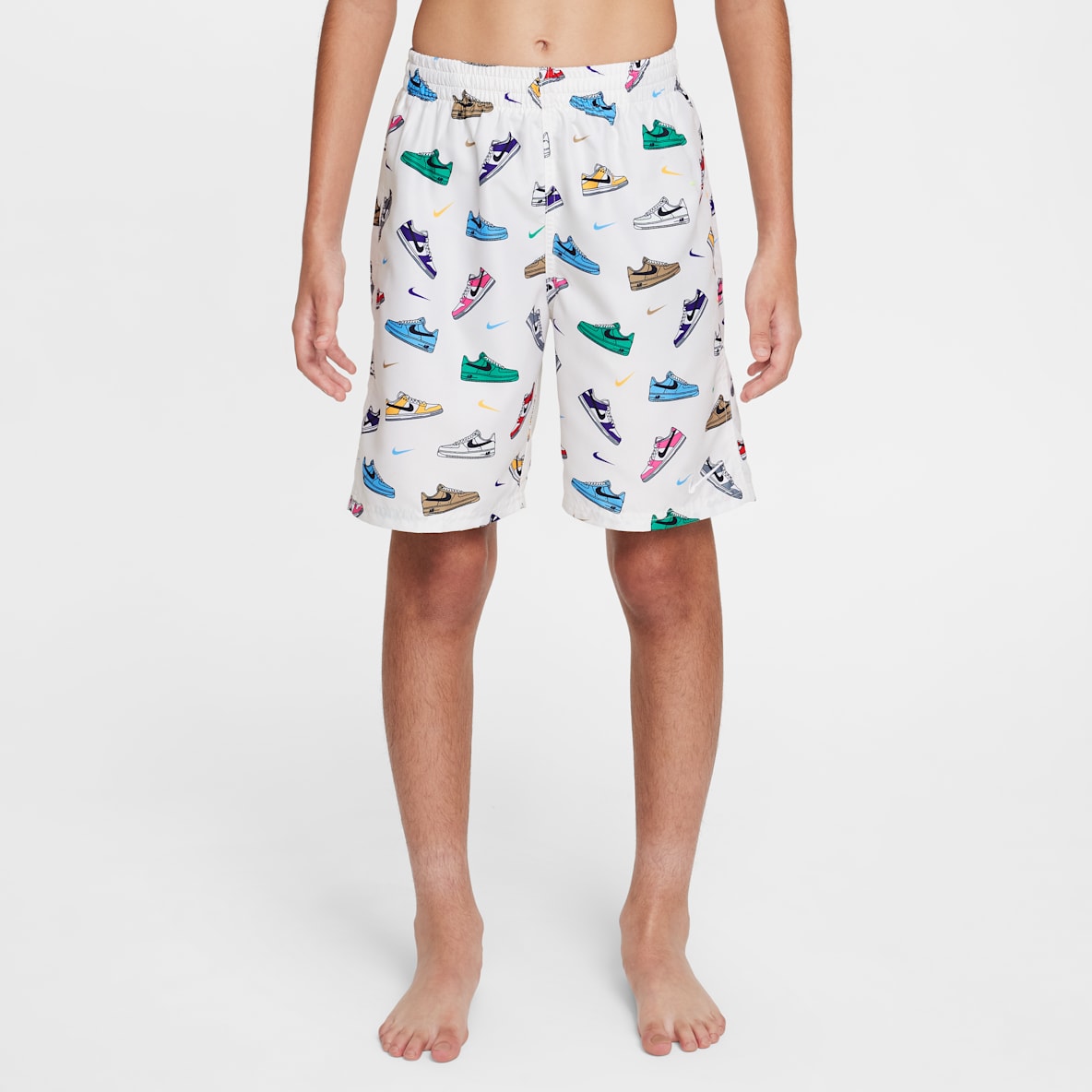 Nike Swim Breaker Shorts de playa o alberca con forro de ropa interior de 18 cm para niño talla grande