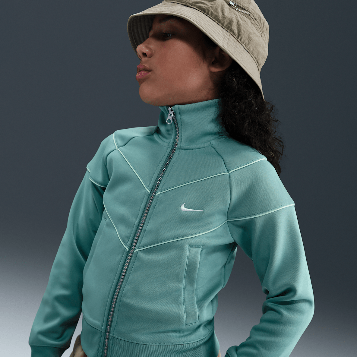 Nike Sportswear Nike Sportswear Track jacket in maglia – Ragazza