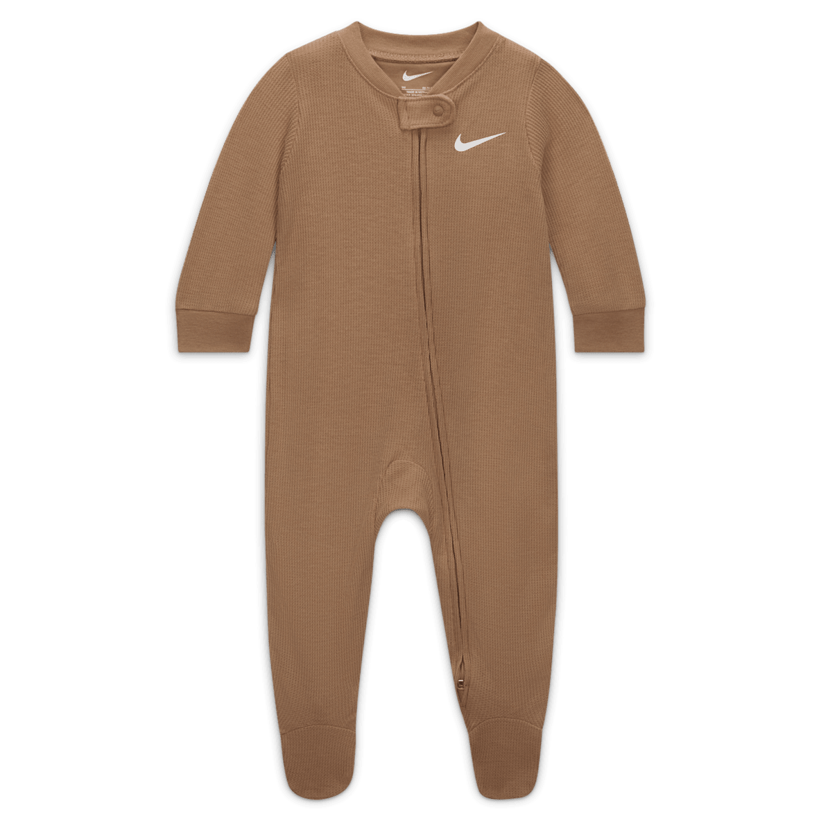 Nike Baby (0-9M) Viscose Waffle Knit Footed Coverall