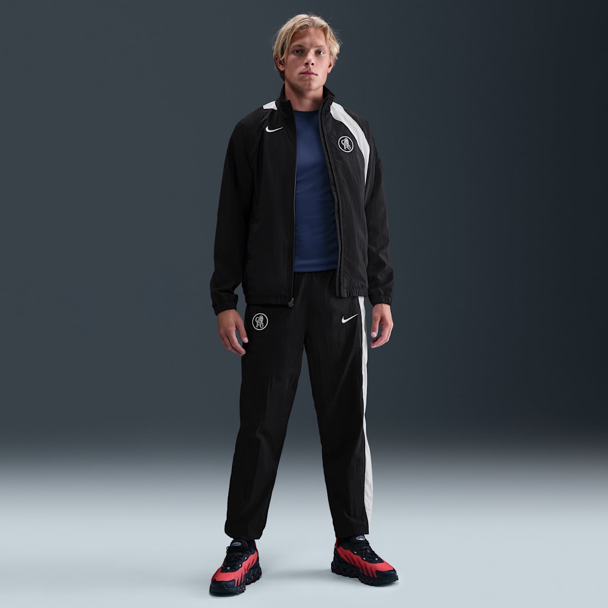 Chelsea FC – Terza Chelsea FC – Terza Track pants da calcio in tessuto Nike Total 90 – Uomo