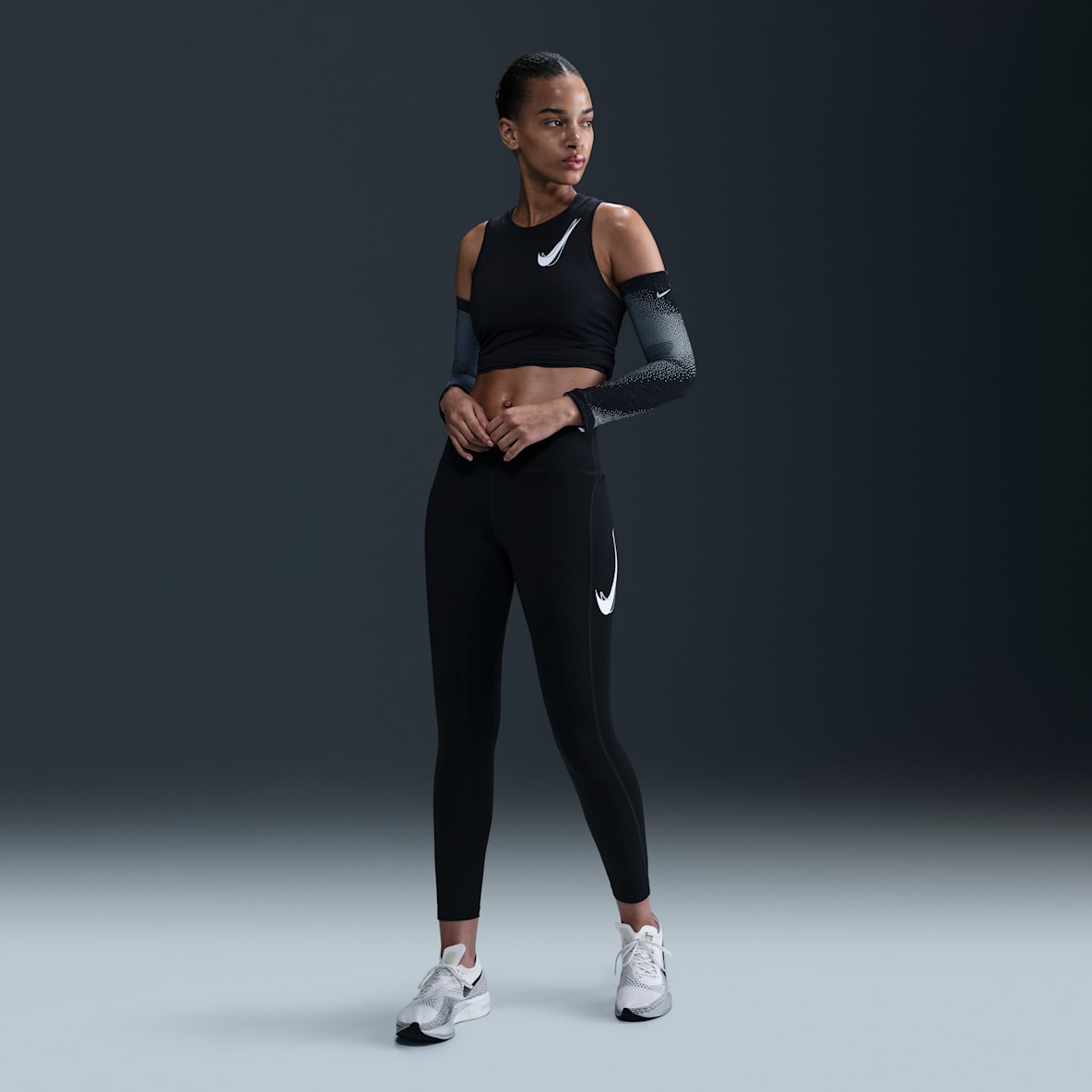 Nike Fast Leggings de tiro medio de 7/8 para mujer