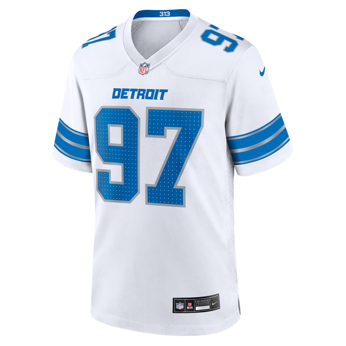 Aidan Hutchinson Detroit Lions Aidan Hutchinson Detroit Lions Jersey de fútbol americano Nike de la NFL Game para hombre