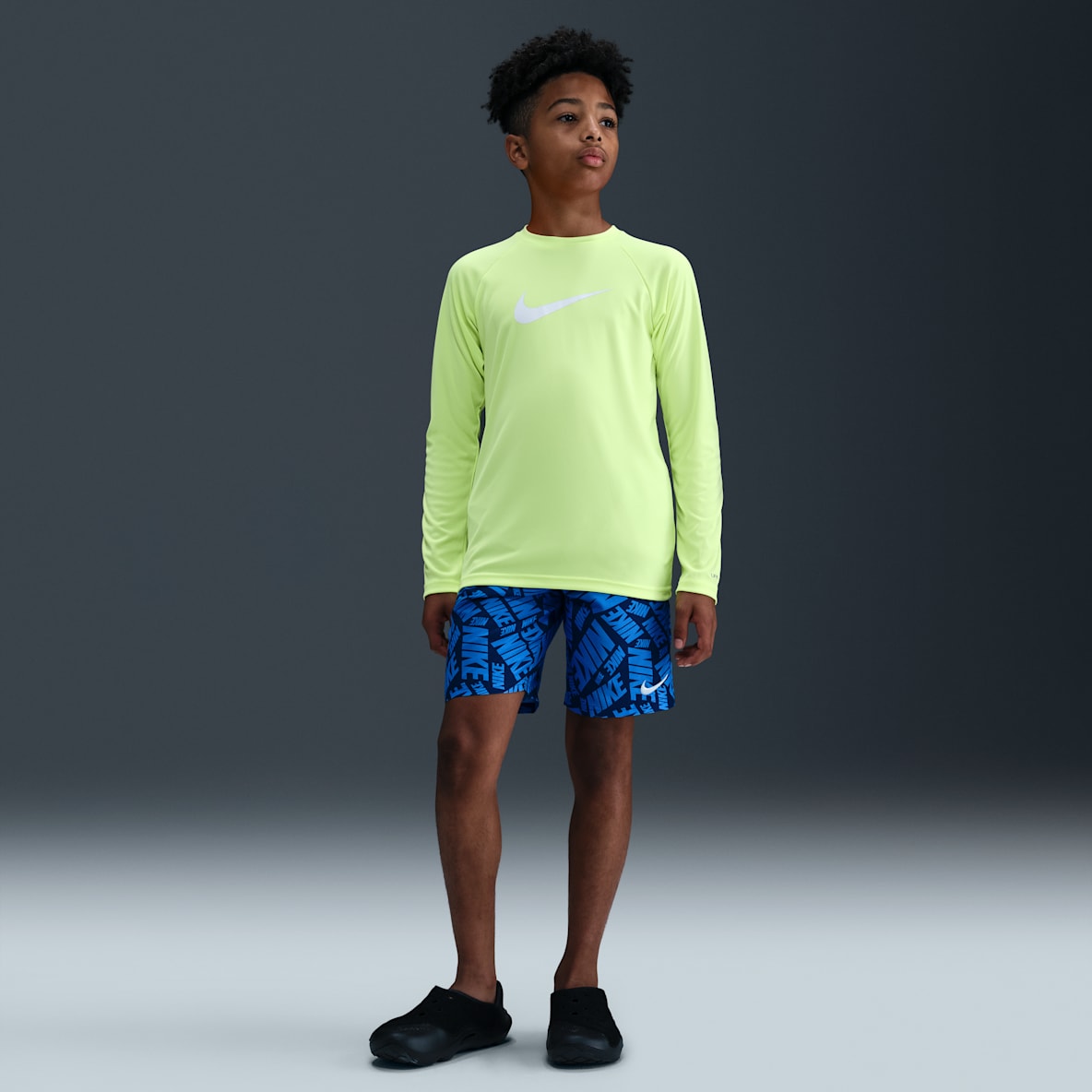 Nike Swim Breaker Traje de baño tipo short de voleibol con forro interior de 18 cm para niños talla grande