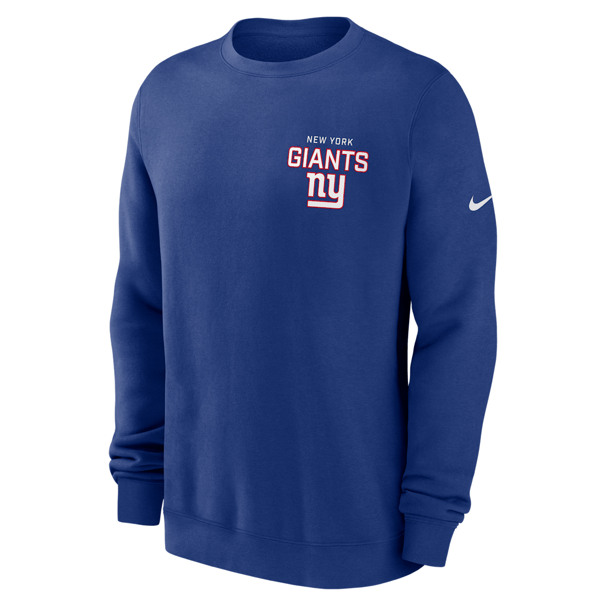 New York Giants Draw Block Club New York Giants Draw Block Club Men's Nike NFL Pullover Crew