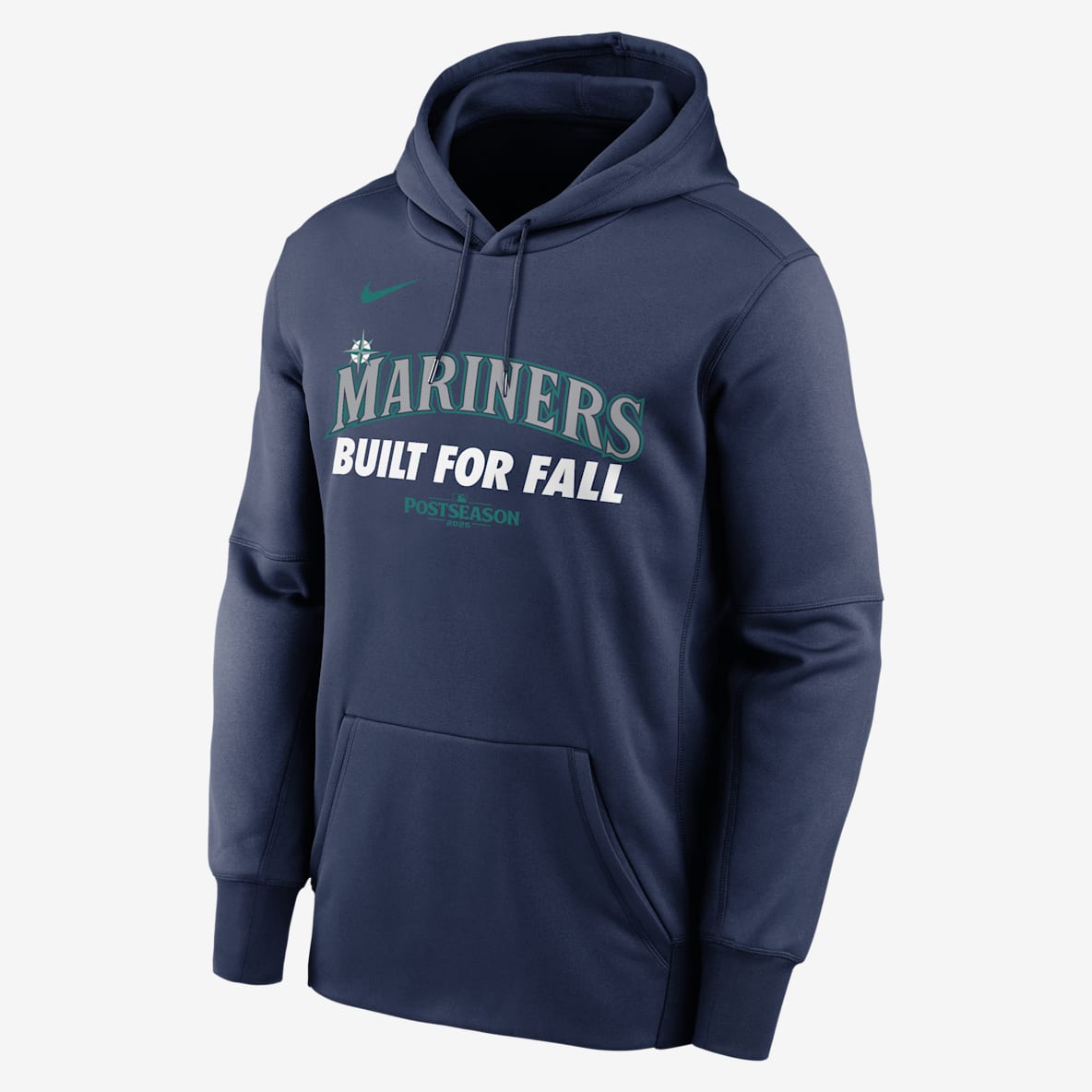 Seattle Mariners 2025 Postseason Authentic Collection Seattle Mariners 2025 Postseason Authentic Collection Men’s Nike Therma MLB Pullover Hoodie