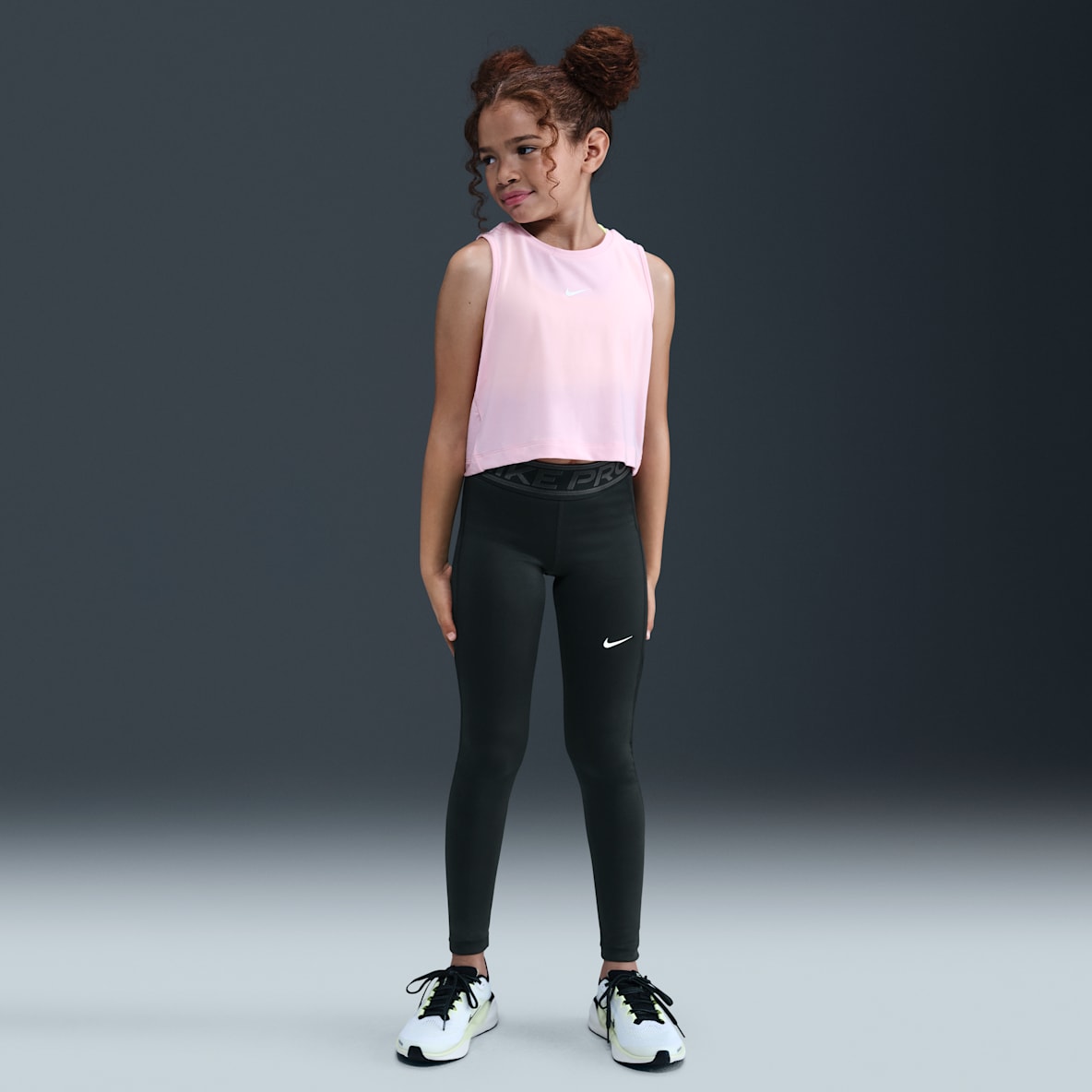Nike Pro Nike Pro Girls' Mid-Rise Leggings
