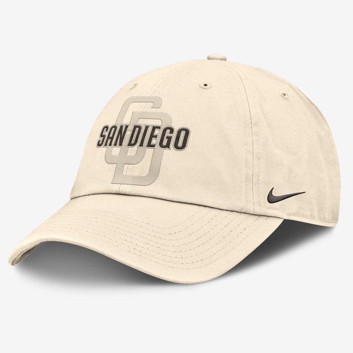 San Diego Padres San Diego Padres Gorra de algodón orgánico sin estructura para hombre Nike Statement Club
