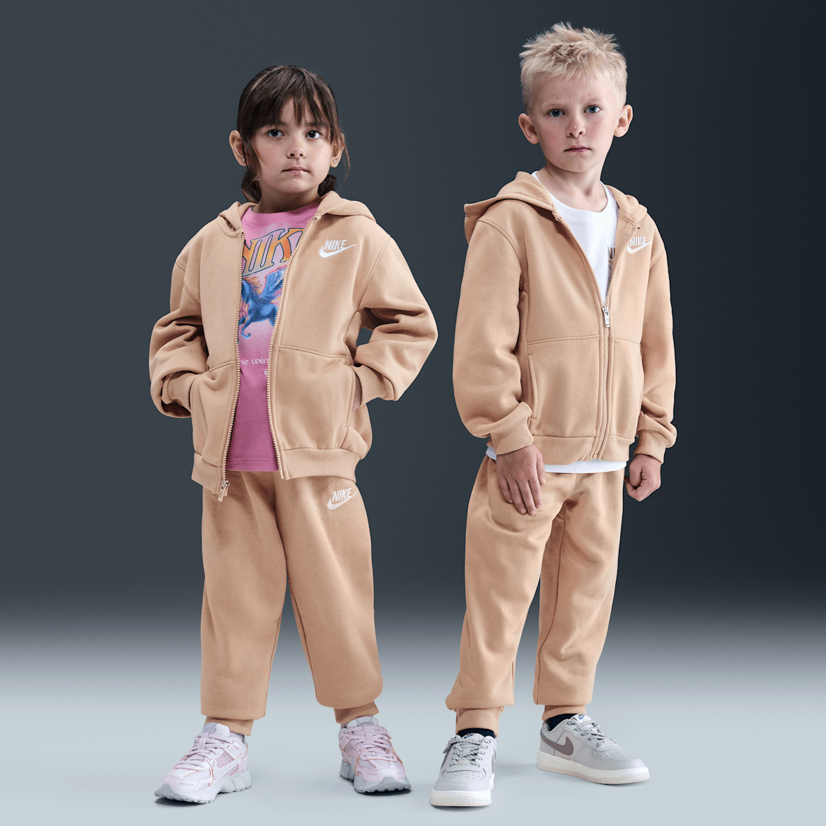 Nike Full-Zip Club Set Nike Full-Zip Club Set Little Kids 2-Piece Hoodie Set