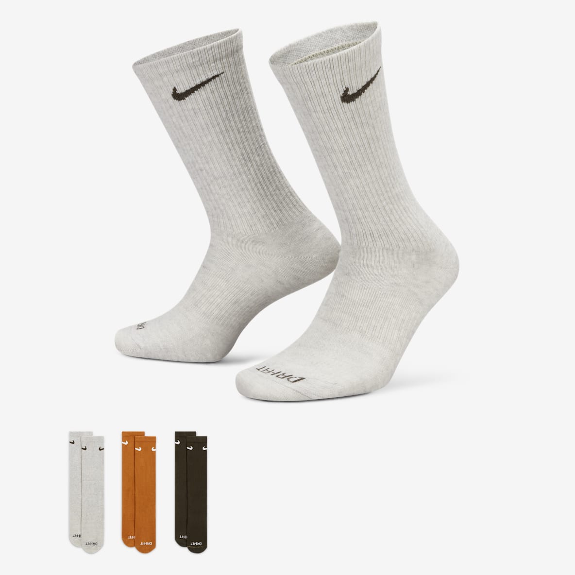 Nike Everyday Plus Lightweight Women's Training Crew Socks (3 Pairs)