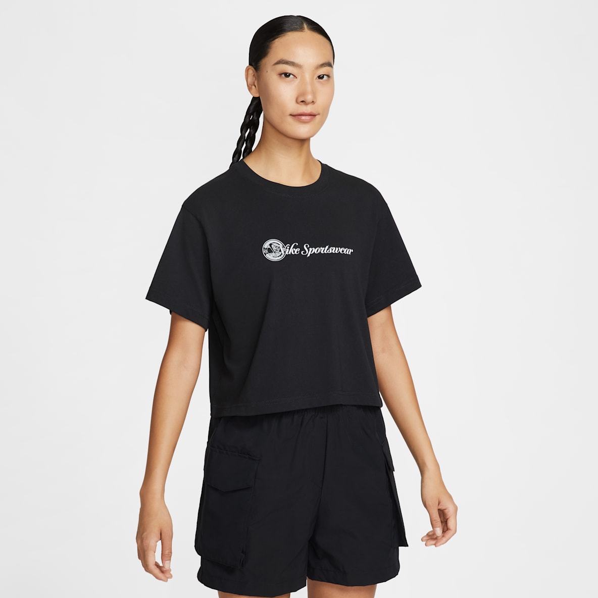 Nike Sportswear Club Women's Loose Cropped T-Shirt