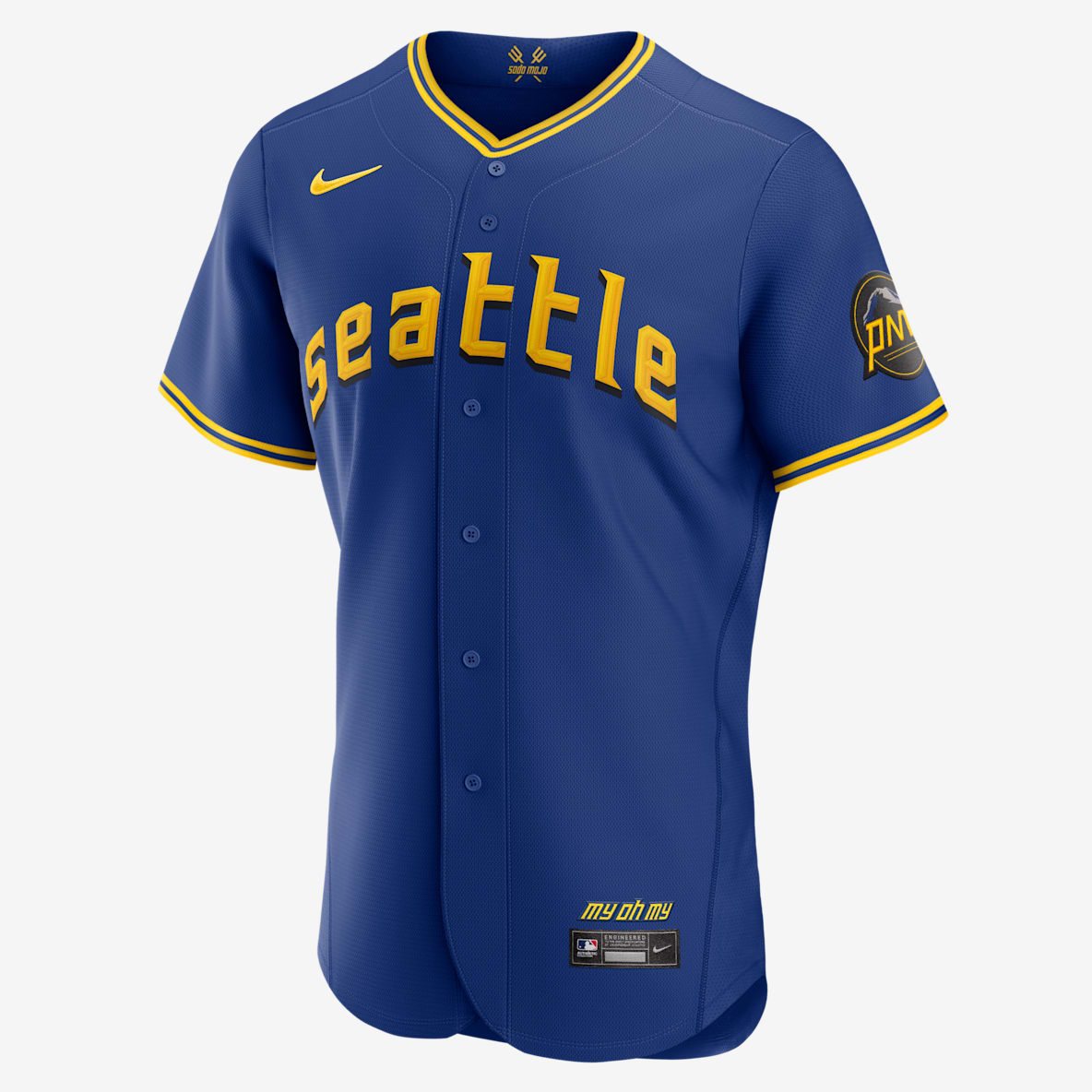 MLB Seattle Mariners City Connect (Julio Rodriguez) Men's Authentic Baseball Jersey