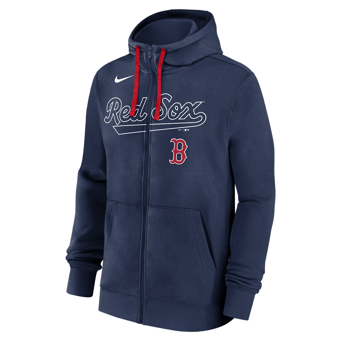 Boston Red Sox Knockout Script Boston Red Sox Knockout Script Men's Nike MLB Full-Zip Hoodie