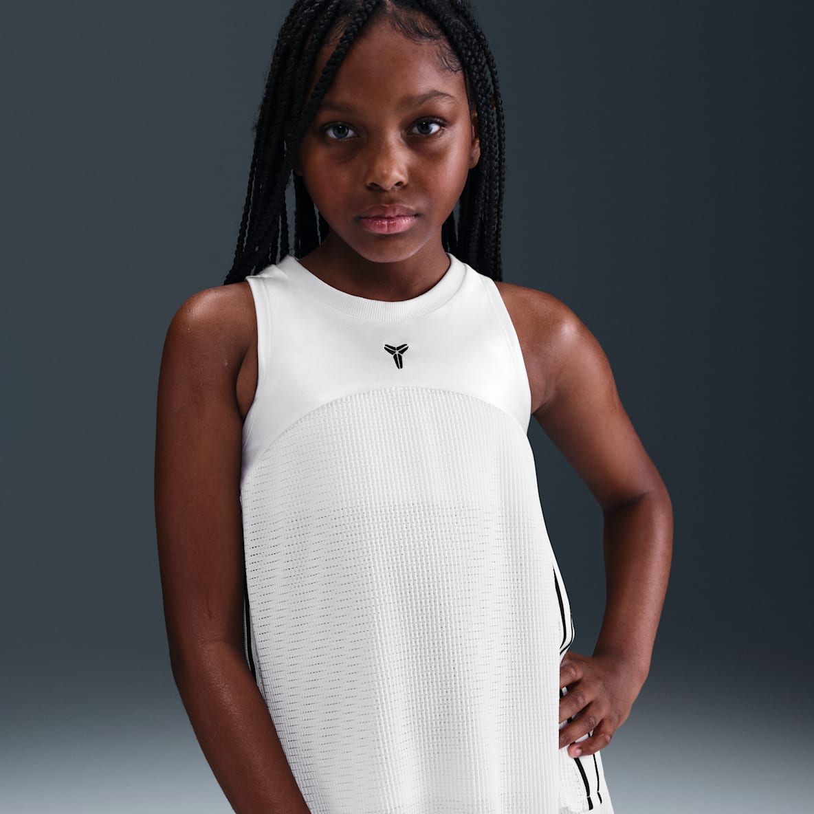 Kobe Kobe Camiseta de tirantes de básquetbol para niña talla grande