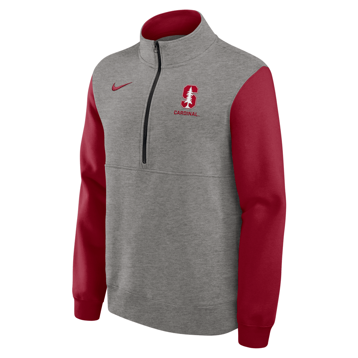 Stanford Club Stanford Club Sudadera de cuello redondo universitaria Nike de medio cierre para hombre
