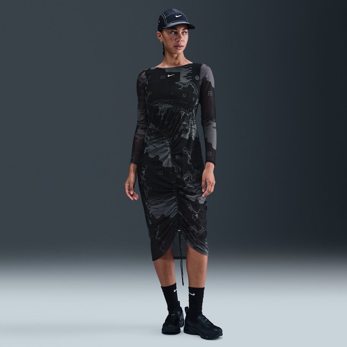 Serena Williams Design Crew Serena Williams Design Crew Women's Mesh Midi Dress