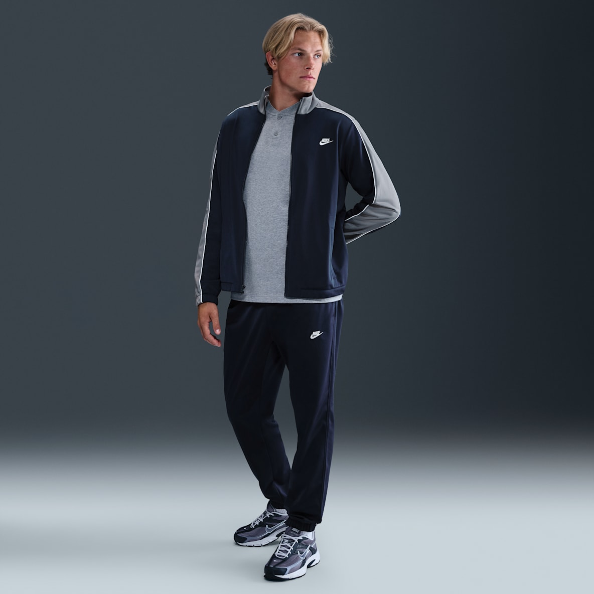 Nike Sportswear Club Nike Sportswear Club Polystickad tracksuit för män