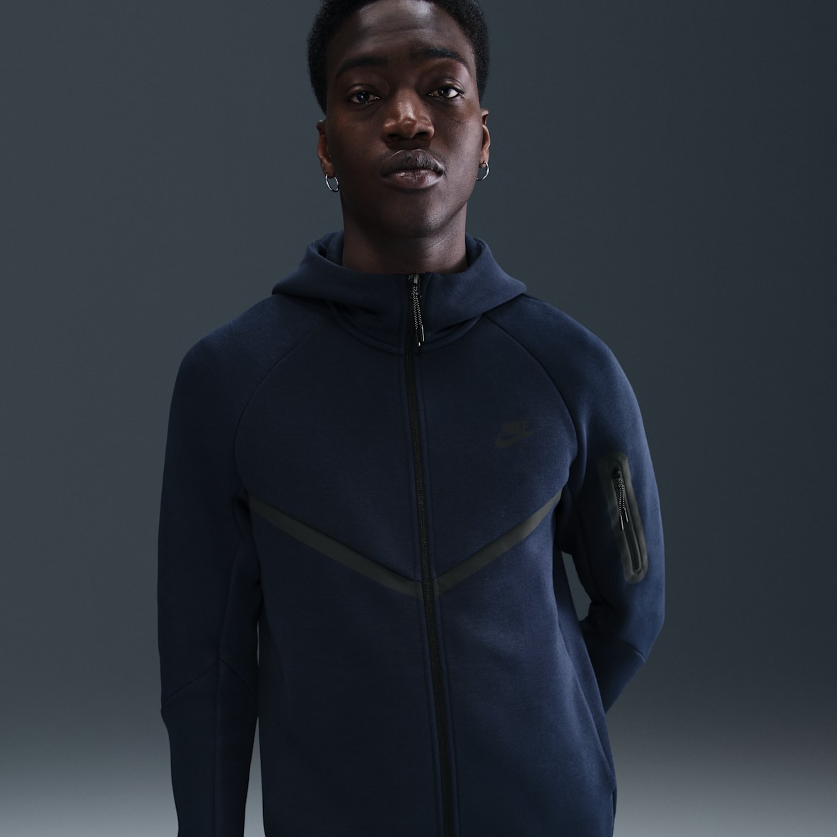 Nike Tech Nike Tech Windrunner herenjack van fleece met rits over de hele lengte