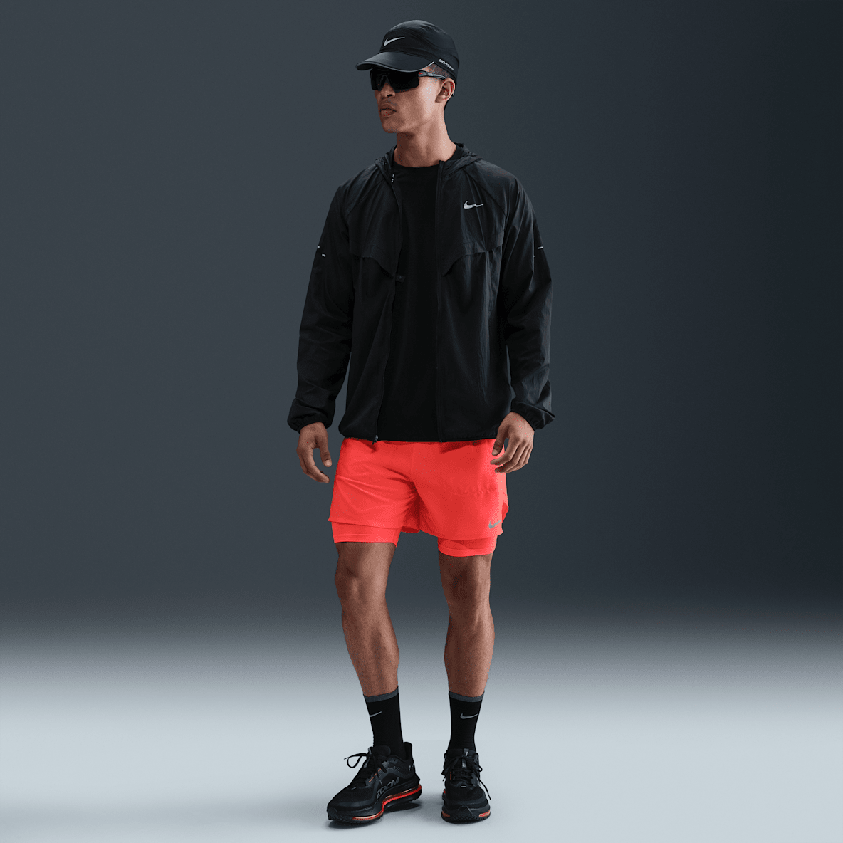 Nike Stride Dri-FIT-hybridløbeshorts til mænd (13 cm)