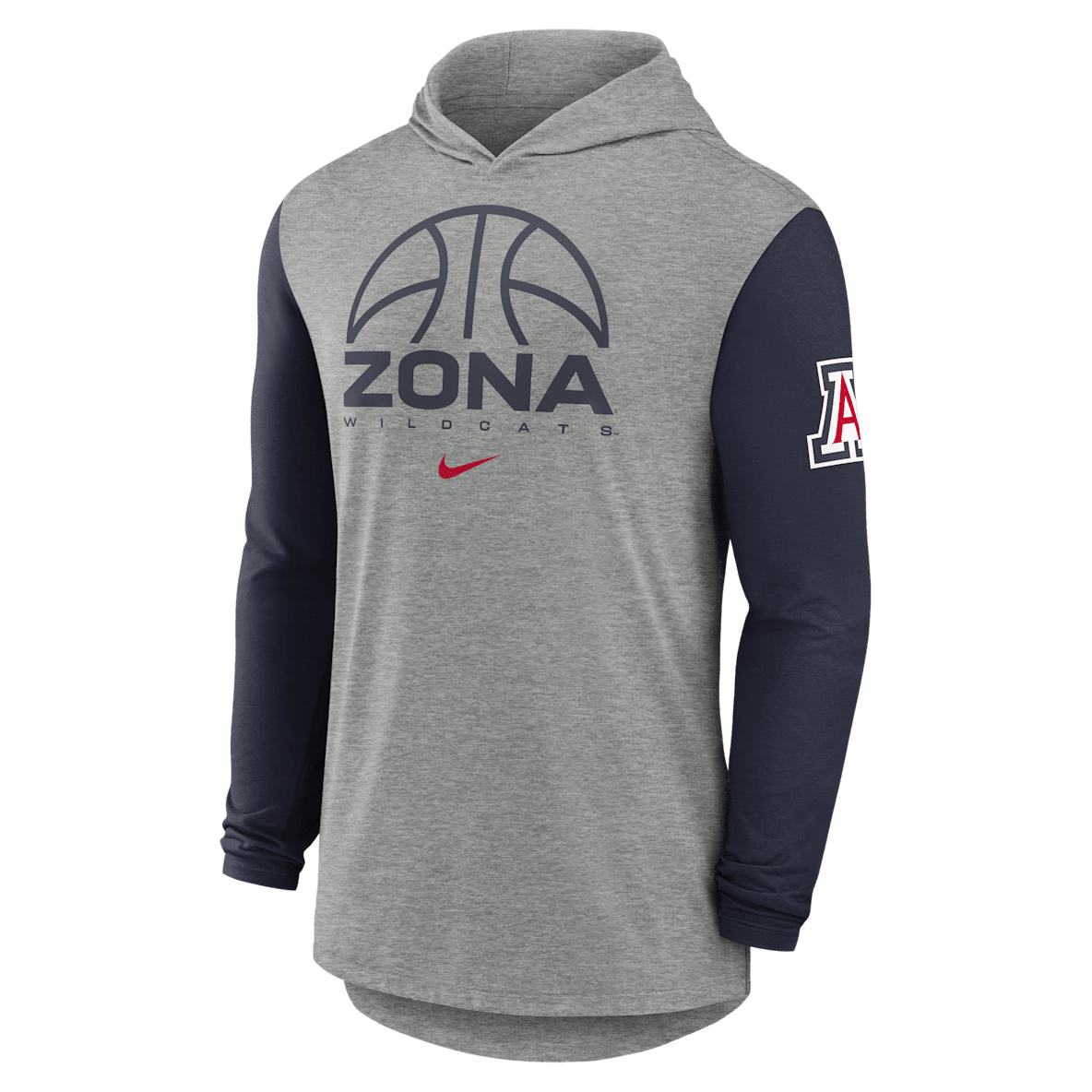 Arizona Basketball Arizona Basketball Men's Nike Dri-FIT College Long-Sleeve Hooded T-Shirt