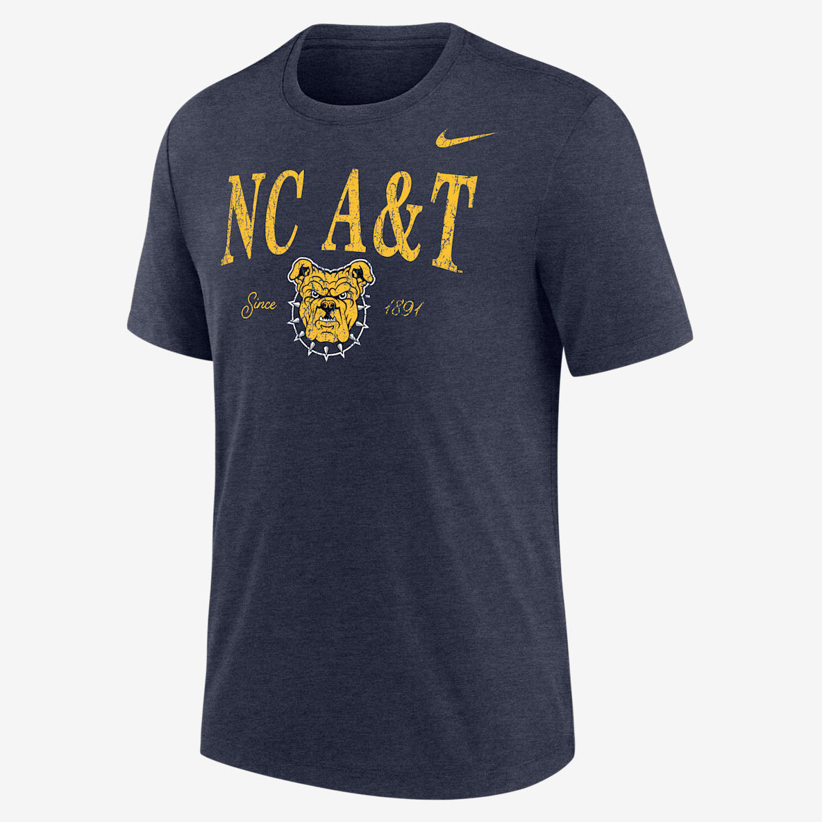 Nike College (North Carolina A&T University) Nike College (North Carolina A&T University) Men's Tri-Blend Short-Sleeve T-Shirt