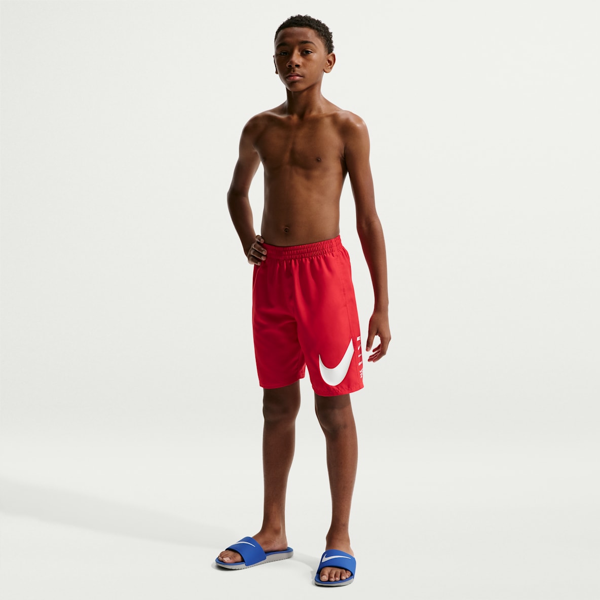 Natación Nike Breaker Shorts de playa o alberca de 18 cm con forro de ropa interior para niño talla grande