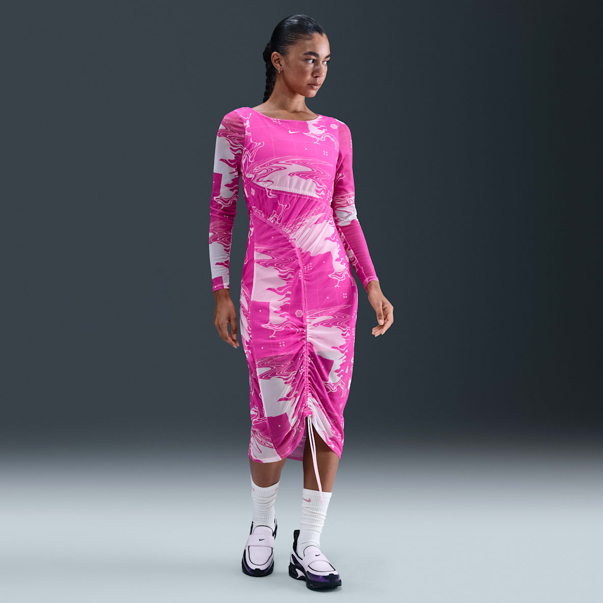 Serena Williams Design Crew Serena Williams Design Crew Women's Mesh Midi Dress