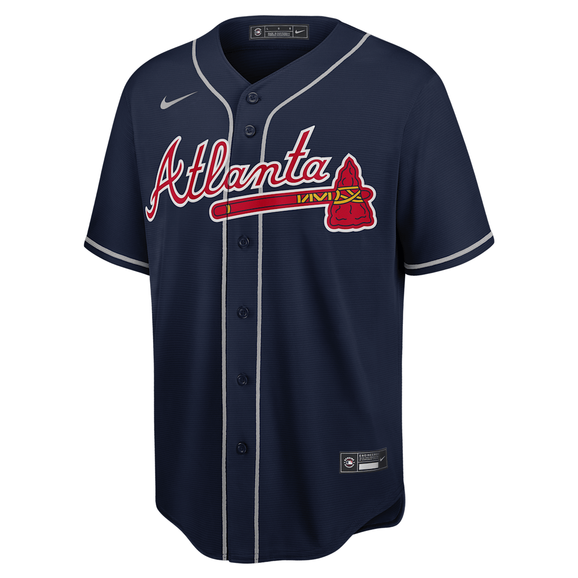 MLB Atlanta Braves (Ronald Acuña Jr.) MLB Atlanta Braves (Ronald Acuña Jr.) Men's Replica Baseball Jersey